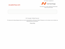 Tablet Screenshot of ecuadorhop.com